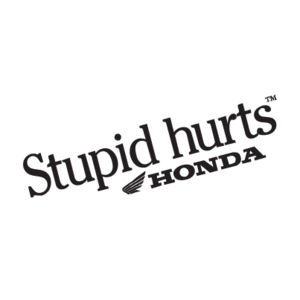 Stupid hurts Logo