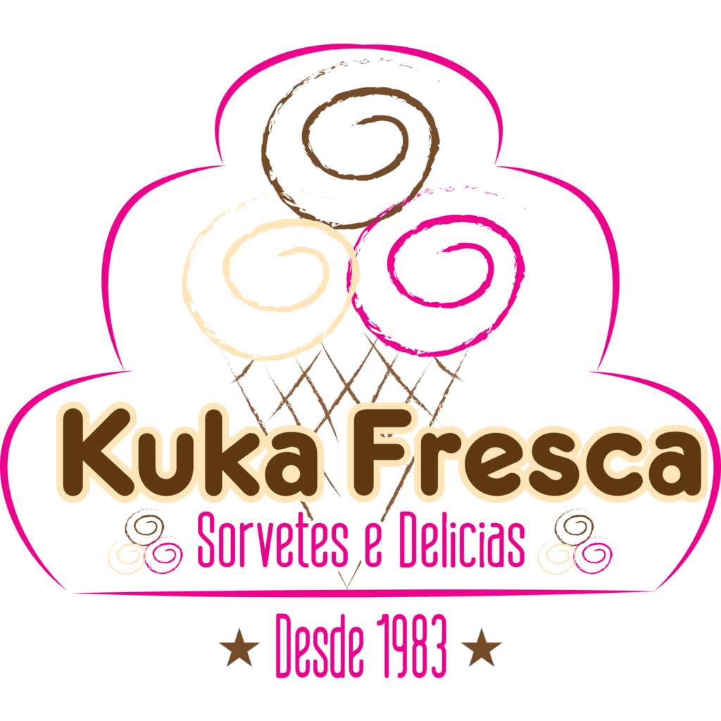 Logo, Food, Brazil, Kuka Fresca Sorvetes e Delicias