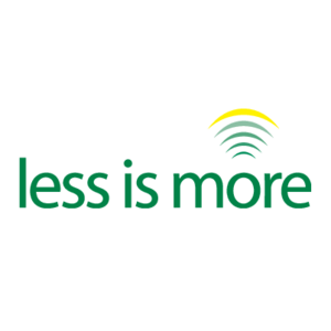 less is more Logo