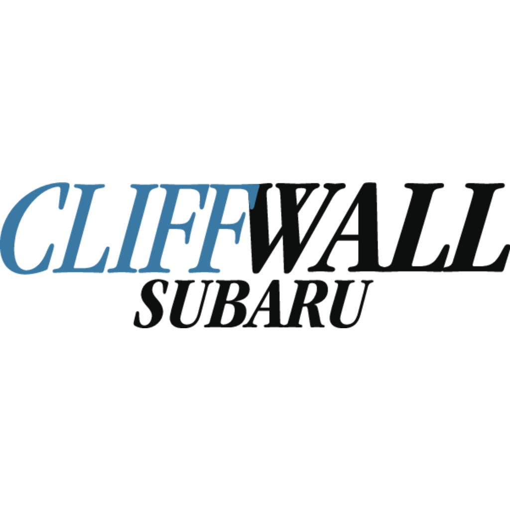 Logo, Auto, Cliffwall Subaru