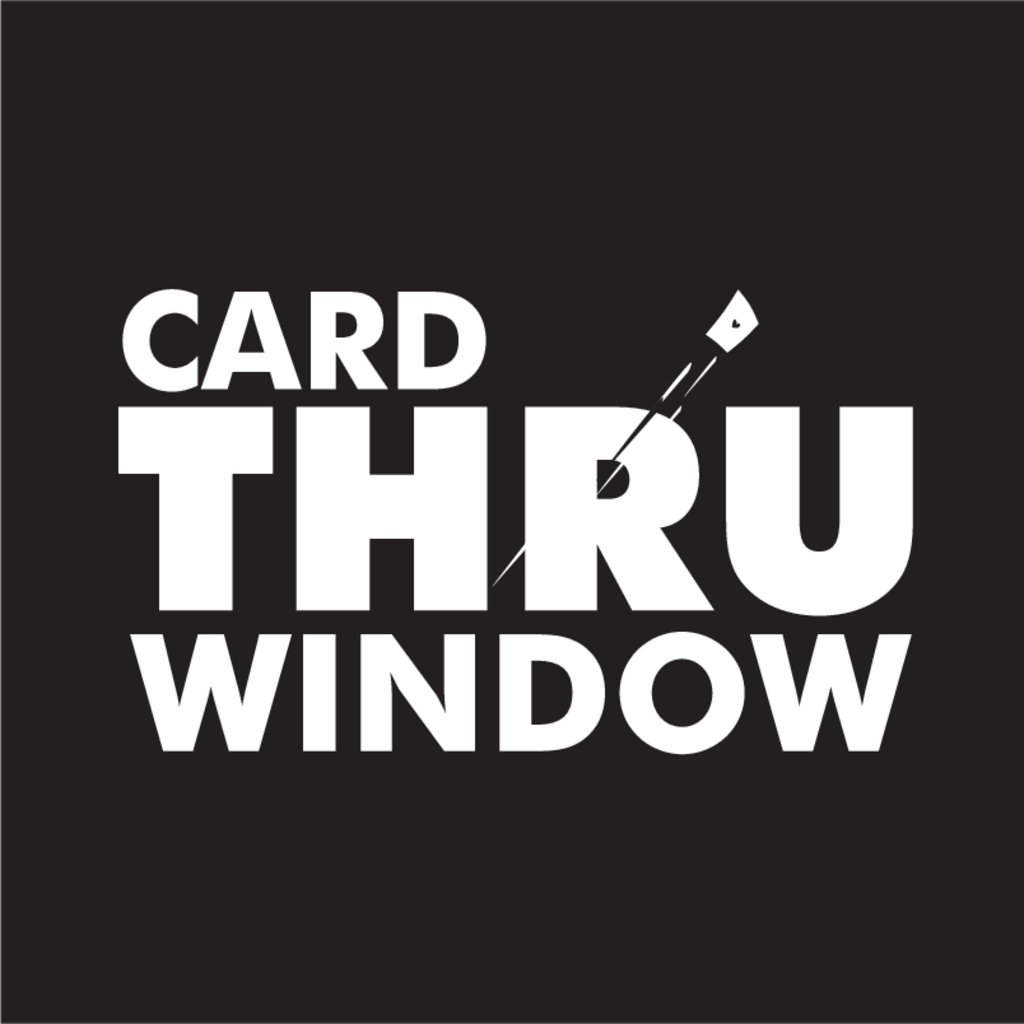 Card,Thru,Window