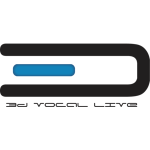 3D Vocal Live Logo