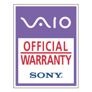Vaio - Official Warranty Logo
