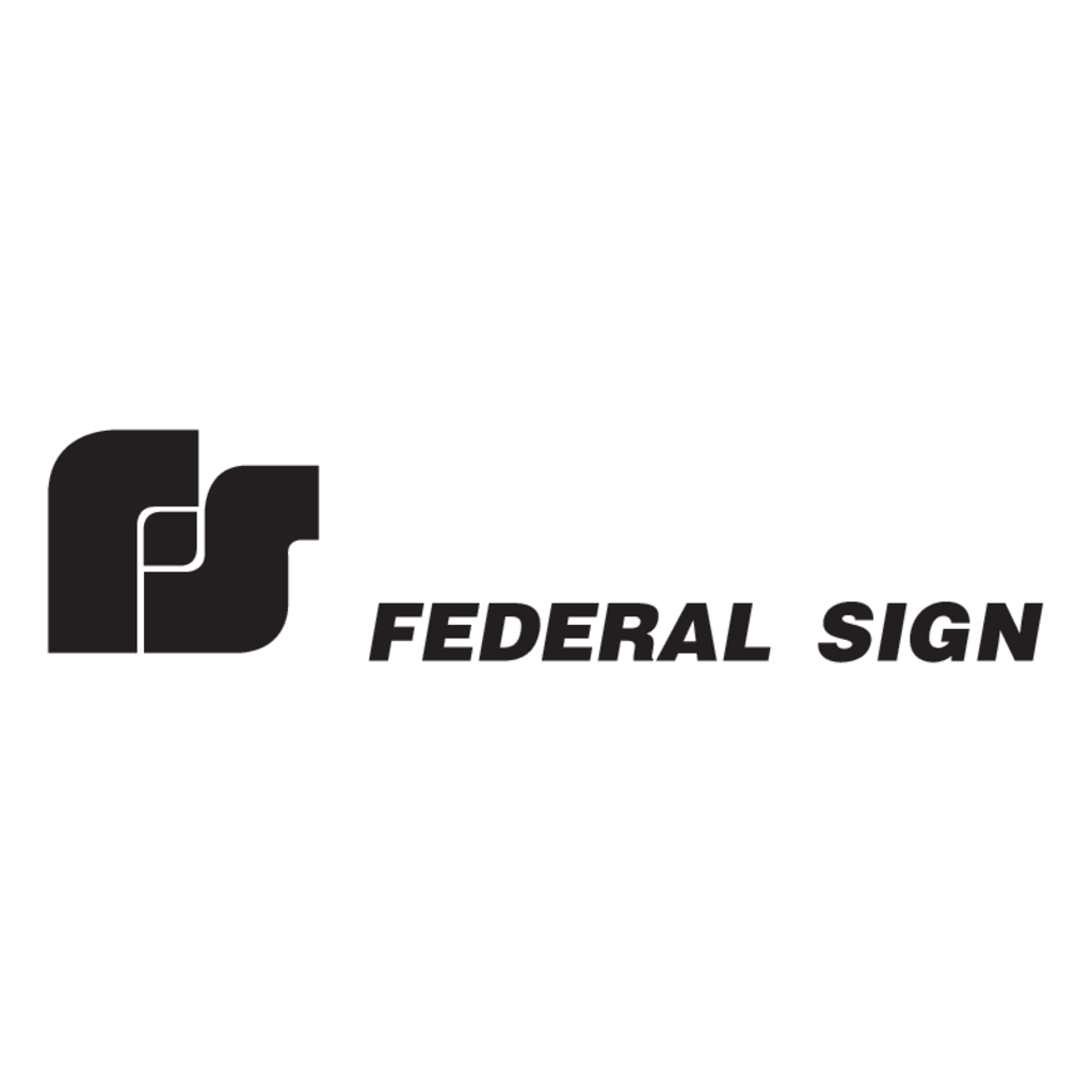Federal,Sign