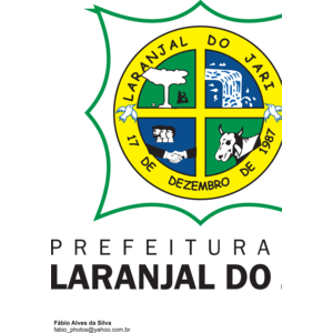Logo, Heraldry, Brazil, Prefeitura de Laranjal do Jari