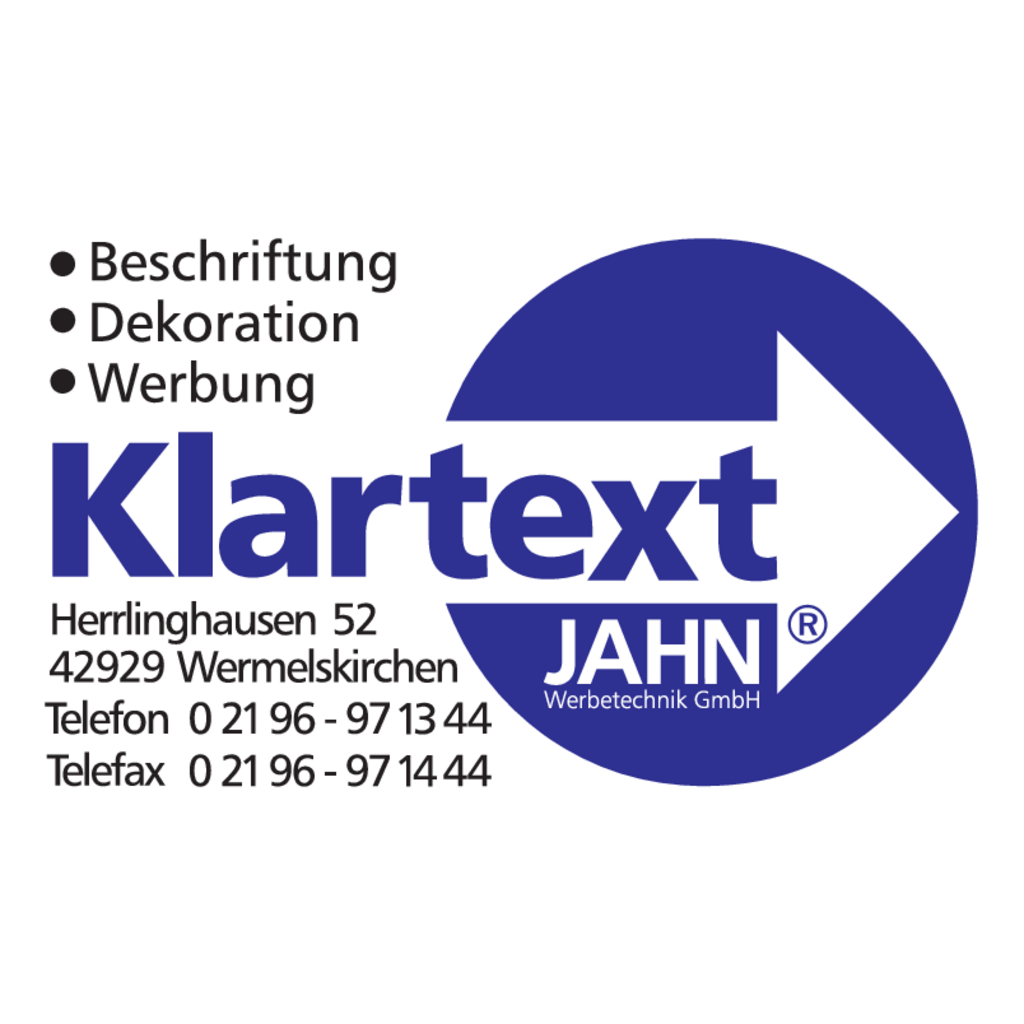 Klartext,Jahn,Werbetechnik