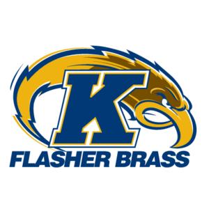 Ken State Flasher Brass Logo