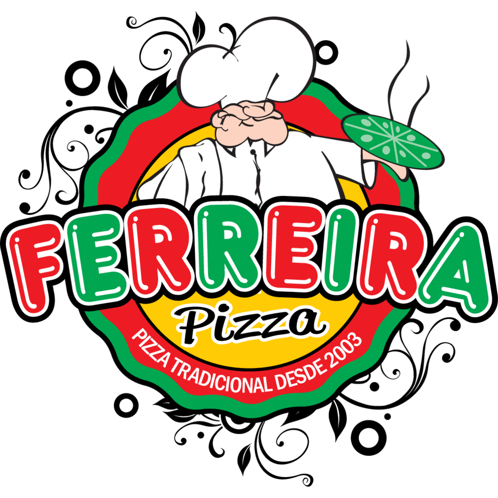Logo, Food, Brazil, Ferreira Pizzaria