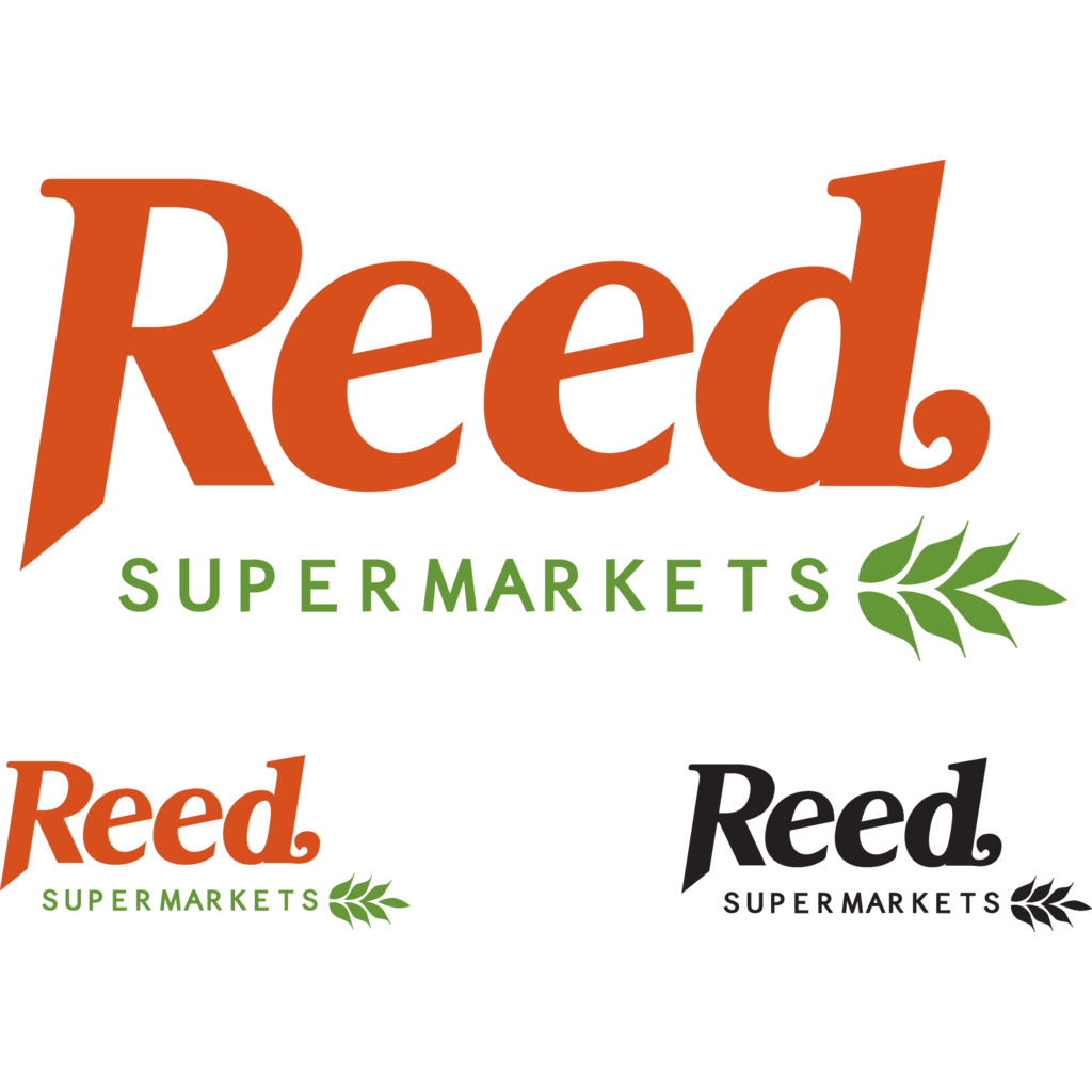 Reed ,Super, Markets, Business, Food, Logo