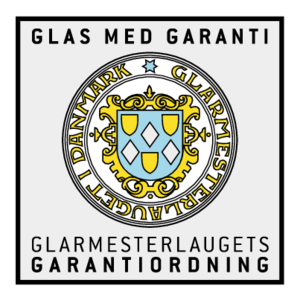 Glas med garanti Logo