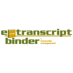 e-transcript binder Logo