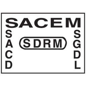 SACEM - SDRM - SACD - SGDL Logo