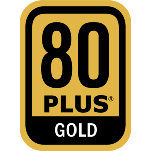 Power Supply 80 PLUS Gold Certification Logo