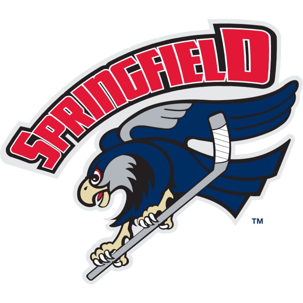 Logo, Sports, United States, Springfield Falcons