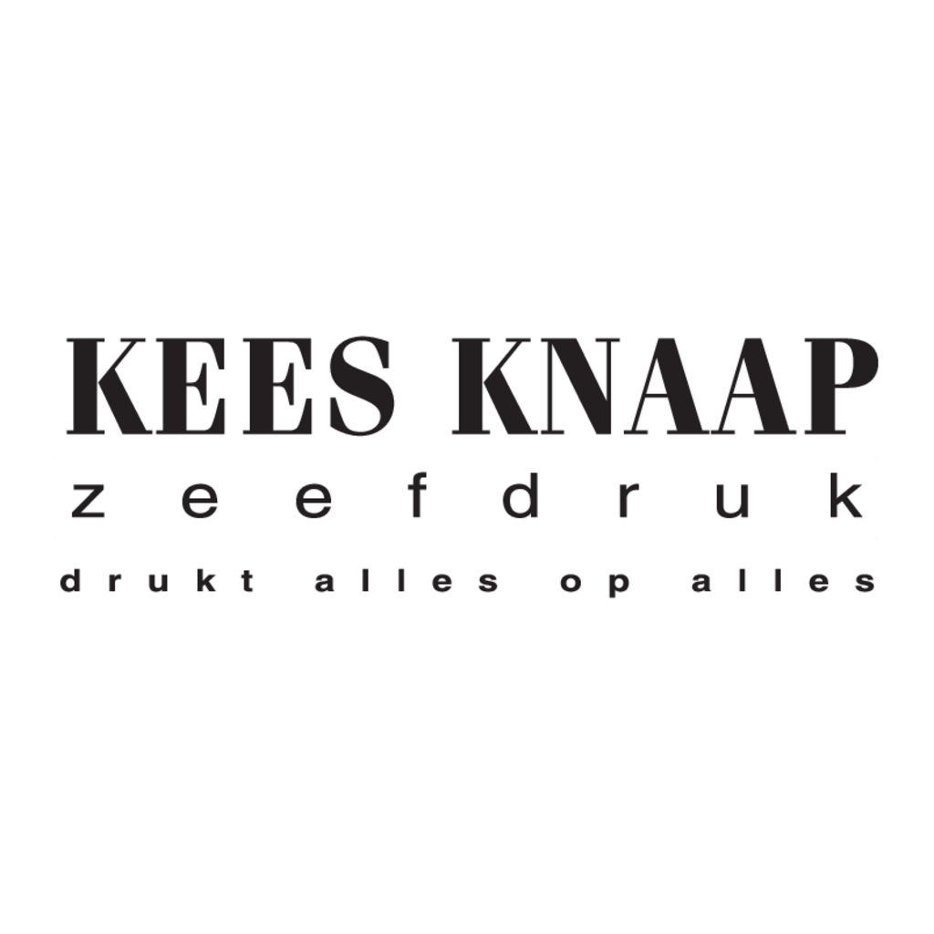 Kees,Knaap,Zeefdruk