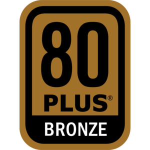 Power Supply 80 PLUS Bronze Certification Logo