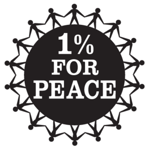 1% For Peace Logo