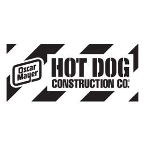 Hot Dog Construction Logo
