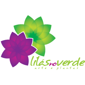 lilas no verde Logo