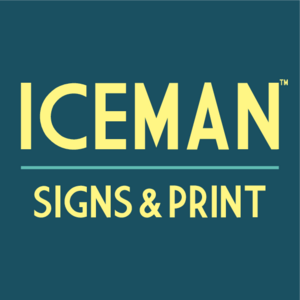 Iceman Signs & Print Logo