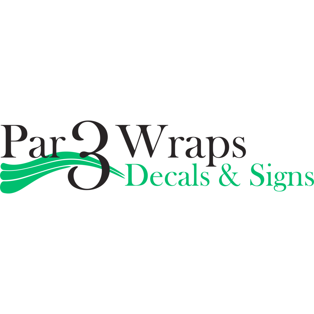 Logo, Unclassified, United States, Par 3 Wraps Decals and Signs