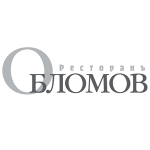 Oblomov Restaurant Logo