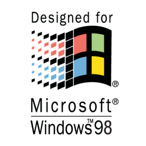 Designed for Microsoft Windows 98 Logo