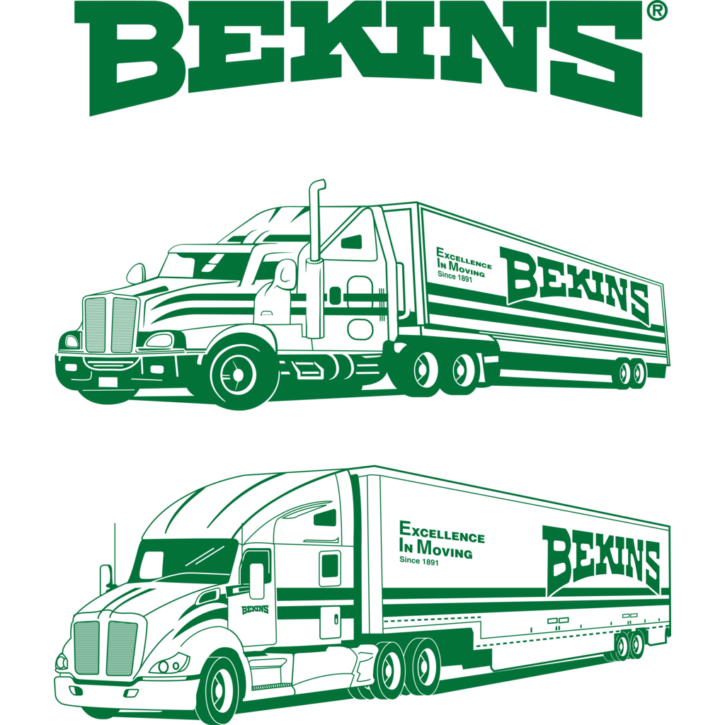 Logo, Transport, United States, Bekins