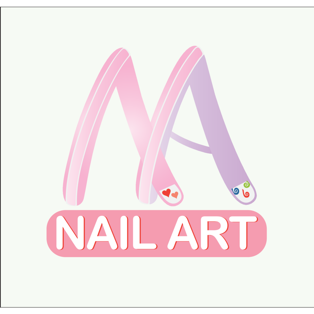 Nail Art Hand Drawn Logo Design Template Stock Illustration - Download  Image Now - Backgrounds, Hand, Human Hand - iStock