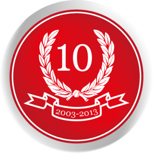 10 let Logo