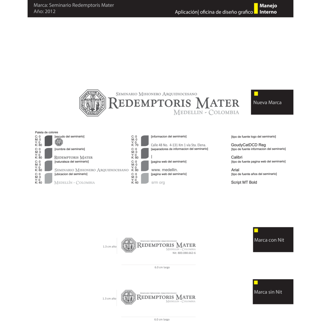 Logo, Unclassified, Colombia, Redemptoris Mater