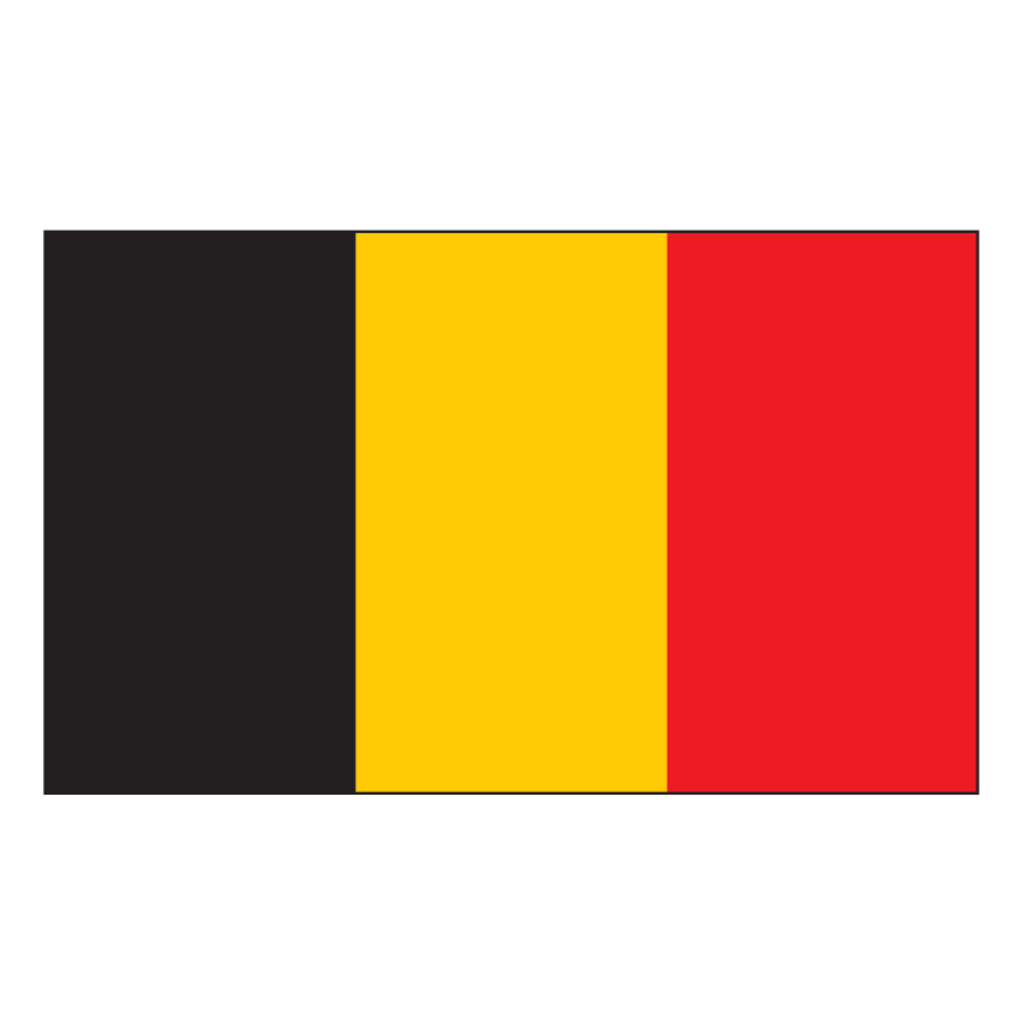 Флаг Бельгии квадрат