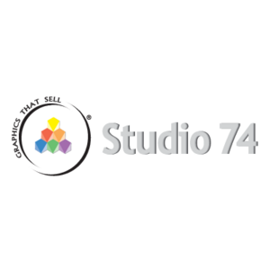 STUDIO 74 Design Logo