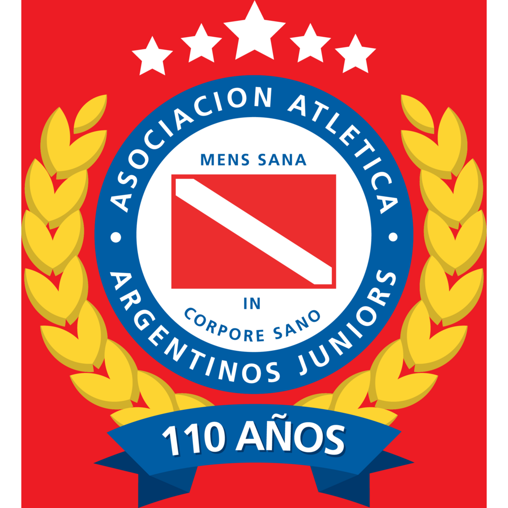 Logo, Sports, Argentina, Asociación Atlética Argentinos Juniors - 110 años