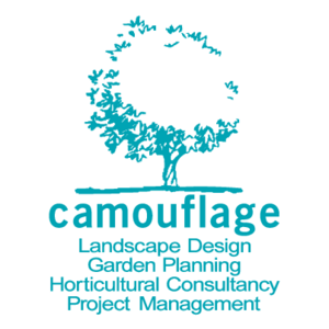 Camouflage Landscape Design Logo