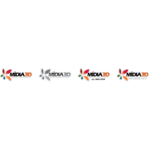 Midia 3D Comunicação Visual Logo