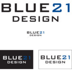 Blue 21 Design Logo