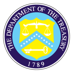 Department of the Treasury Logo