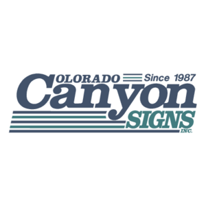 Colorado Canyon Signs, Inc  Logo