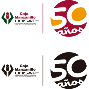 Caja Manzanillo S.C. de A.P. de R.L. de C.V. | 50 años Logo