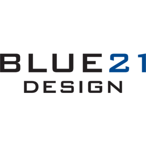 Blue 21 Design Logo