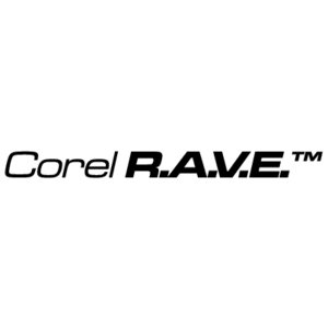 Corel R A V E  Logo
