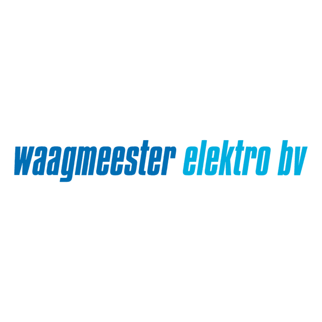 Waagmeester,Elektro,BV