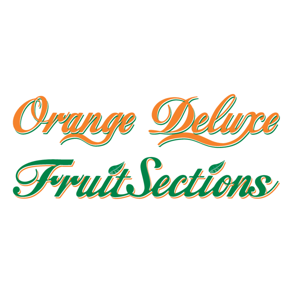 Orange,Deluxe,Fruit,Sections
