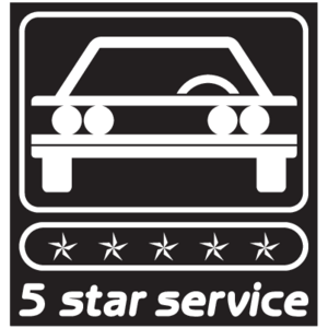5 Star Service Logo