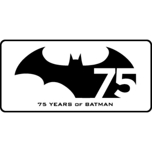 Batman 75 Years Logo
