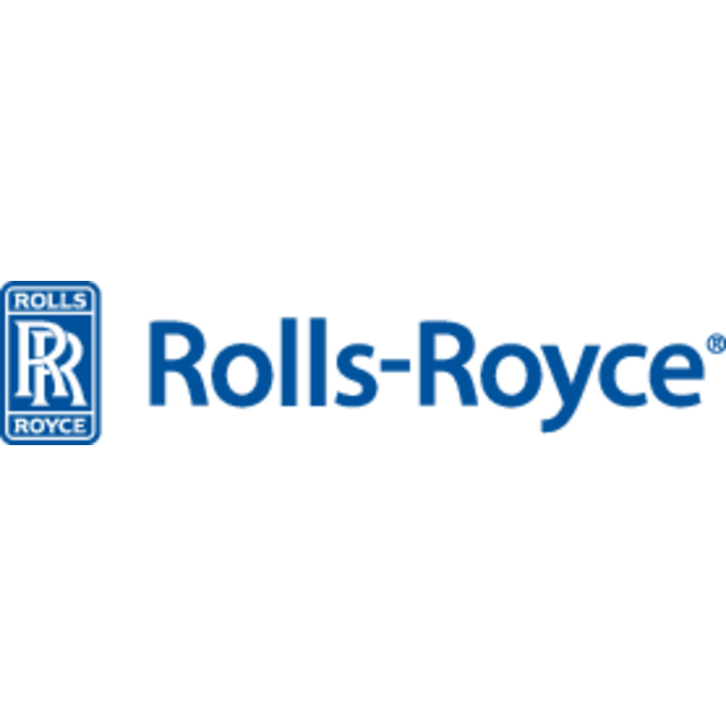 Rolls royce brand logo car symbol with name white Vector Image