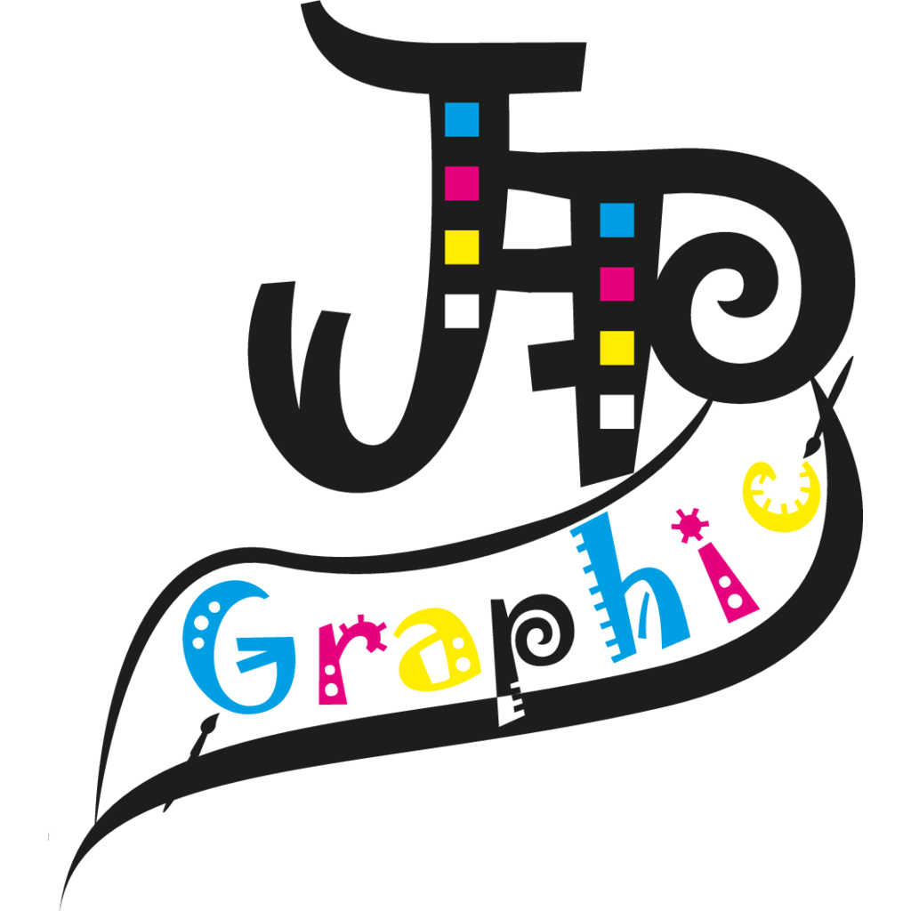 India, JP, Graphic, Logo