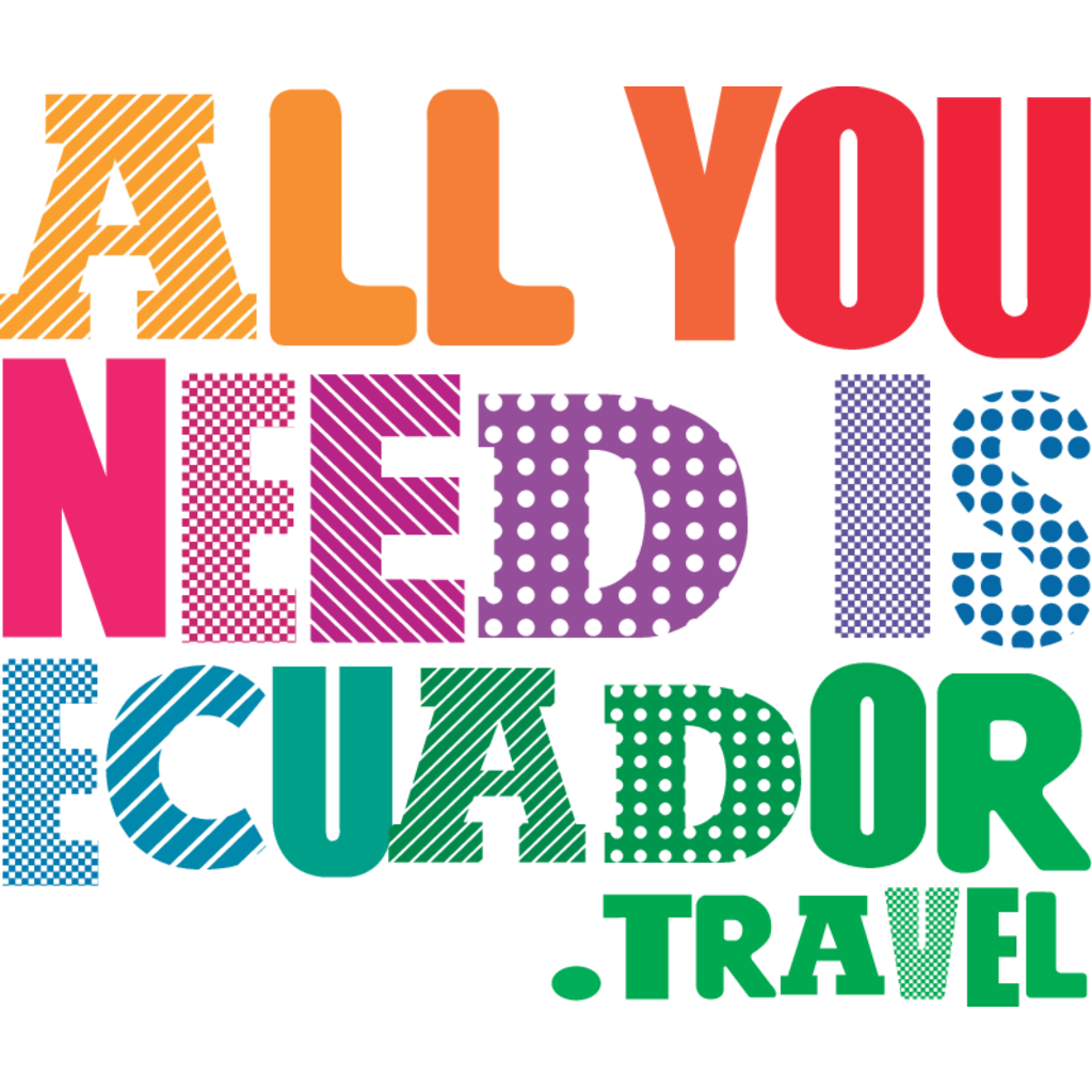 Logo, Travel, Ecuador, All You Need is Ecuador