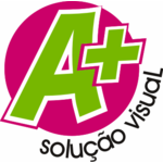 A+ Solução visual  Logo